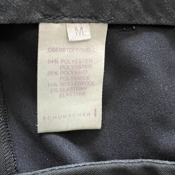 Schumacher Black Dress Pants Medium Stretch Work Career Trousers Size: Medium - Picture 3 of 7